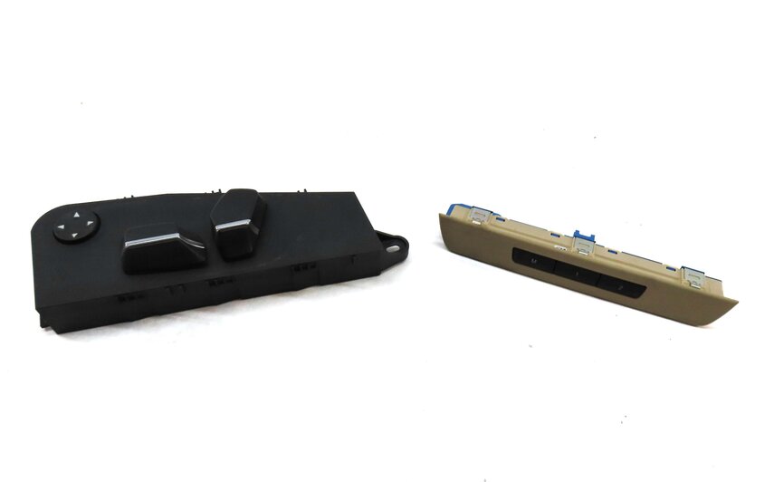 Thumbnail 2: 2011 BMW 535i (F10) FRONT RIGHT PASSENGER SEAT ADJUST SWITCH & MEMORY BUTTON SET