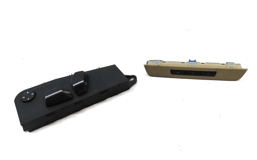 Thumbnail 3: 2011 BMW 535i (F10) FRONT RIGHT PASSENGER SEAT ADJUST SWITCH & MEMORY BUTTON SET