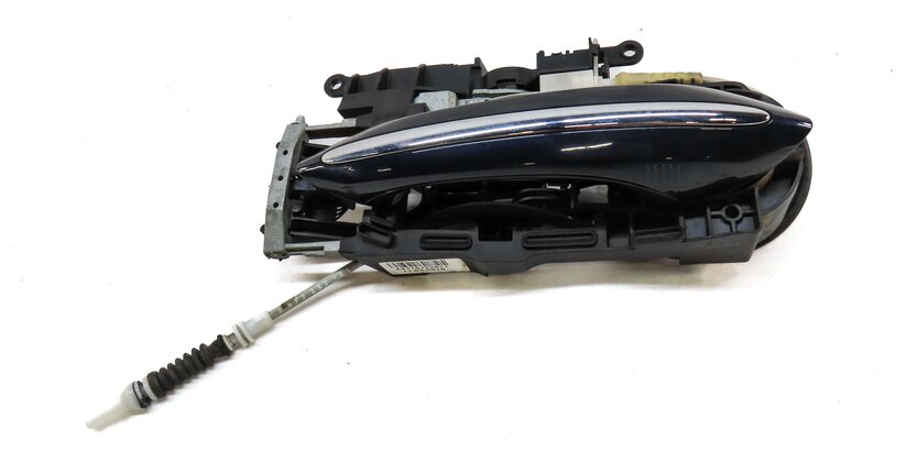 Thumbnail 2: 09-19 BMW 5 6 7 SERIES (F01 F07 F10 F12) RIGHT FRONT COMFORT DOOR HANDLE (BLUE)