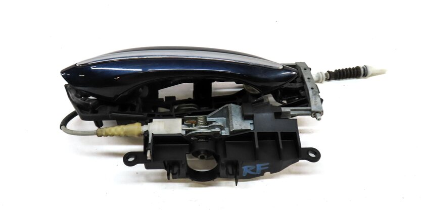 Thumbnail 4: 09-19 BMW 5 6 7 SERIES (F01 F07 F10 F12) RIGHT FRONT COMFORT DOOR HANDLE (BLUE)