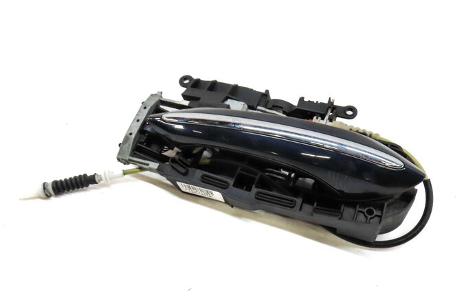 09-19 BMW 5 6 7 SERIES (F01 F07 F10 F12) RIGHT REAR COMFORT DOOR HANDLE (BLUE)