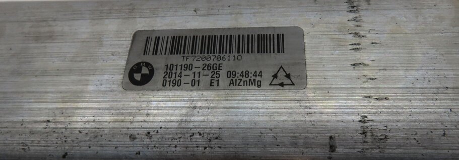 Thumbnail 7: 11-16 BMW 528i 535i 550i M5 F10 FRONT BUMPER REINFORCEMENT CRASH IMPACT BAR BEAM