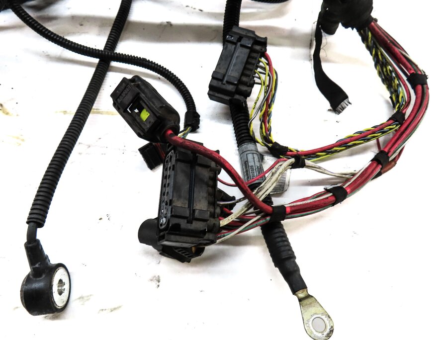 Thumbnail 10: 2011 BMW 535i (F10) 3.0L N55 TURBO ENGINE WIRE WIRING HARNESS 760507601