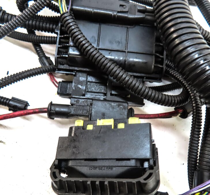 Thumbnail 11: 2011 BMW 535i (F10) 3.0L N55 TURBO ENGINE WIRE WIRING HARNESS 760507601
