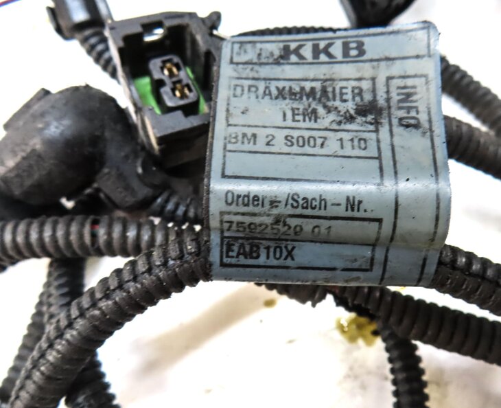 Thumbnail 12: 2011 BMW 535i (F10) 3.0L N55 TURBO ENGINE WIRE WIRING HARNESS 760507601