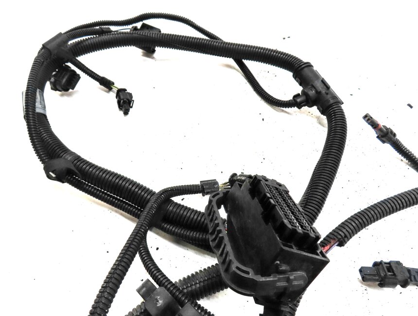 Thumbnail 13: 2011 BMW 535i (F10) 3.0L N55 TURBO ENGINE WIRE WIRING HARNESS 760507601