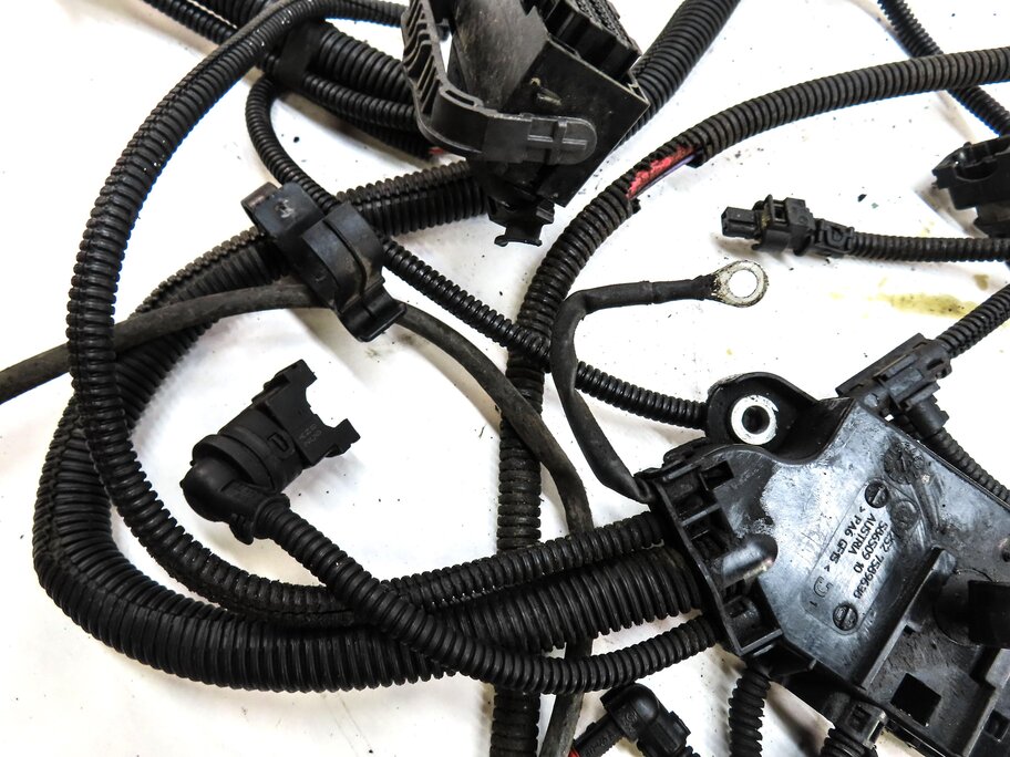 Thumbnail 14: 2011 BMW 535i (F10) 3.0L N55 TURBO ENGINE WIRE WIRING HARNESS 760507601