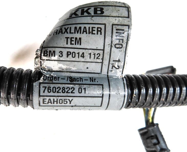 Thumbnail 9: 2011 BMW 535i (F10) 3.0L N55 TURBO ENGINE WIRE WIRING HARNESS 760507601