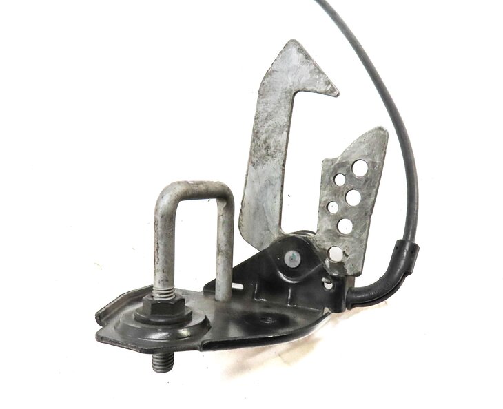 Thumbnail 5: 2011 BMW 535i F10 LEFT & RIGHT HOOD SAFETY CATCH HOOK SET2 & CABLE RELEASE LEVER