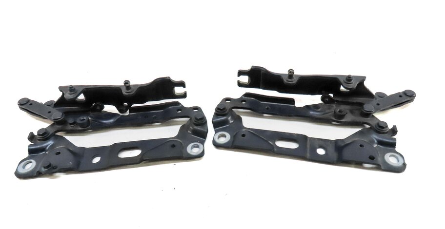 Thumbnail 2: 2011 BMW 528i 535i 550i (F10) LEFT & RIGHT FRONT HOOD HINGE SET (IMPERIAL BLUE)