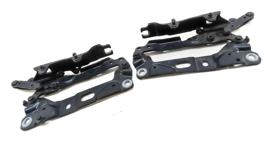 Thumbnail 3: 2011 BMW 528i 535i 550i (F10) LEFT & RIGHT FRONT HOOD HINGE SET (IMPERIAL BLUE)