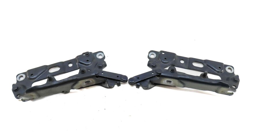 Thumbnail 4: 2011 BMW 528i 535i 550i (F10) LEFT & RIGHT FRONT HOOD HINGE SET (IMPERIAL BLUE)