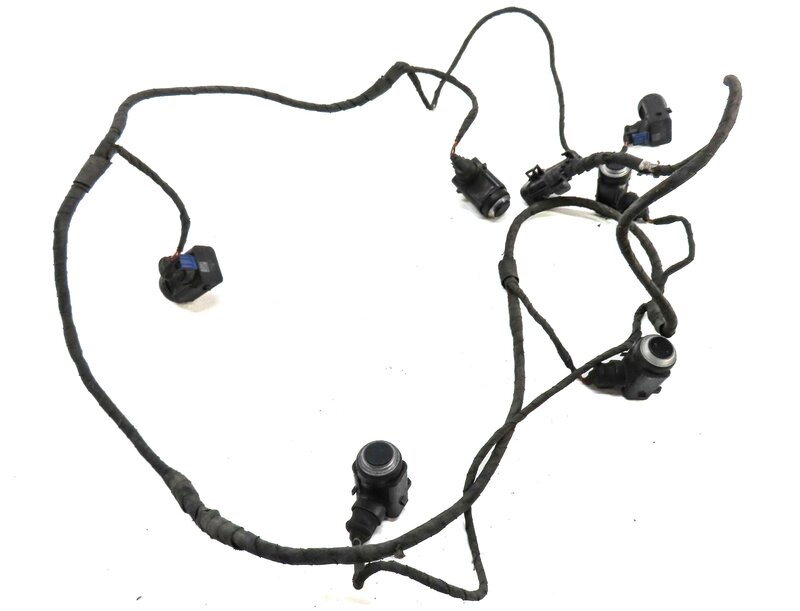 Thumbnail 4: 2008 MERCEDES GL450 (X164) FRONT PARK ASSIST PDC SENSOR SET4 (BLUE) w/ HARNESS
