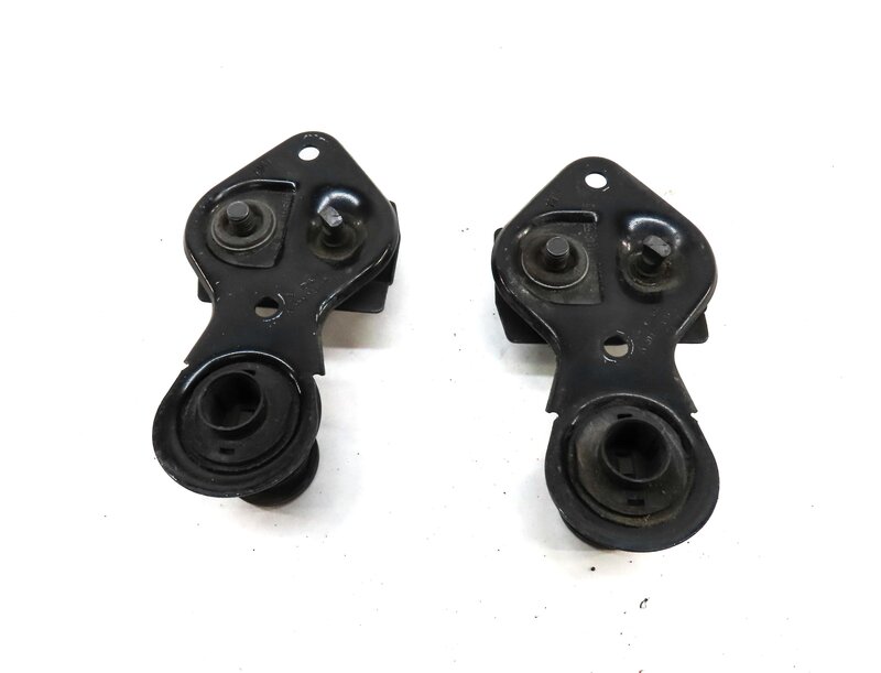 Thumbnail 4: 2008 MERCEDES GL450 (X164) HOOD SAFETY CATCH HOOK w/ RELEASE LEVER & SPRING SET3