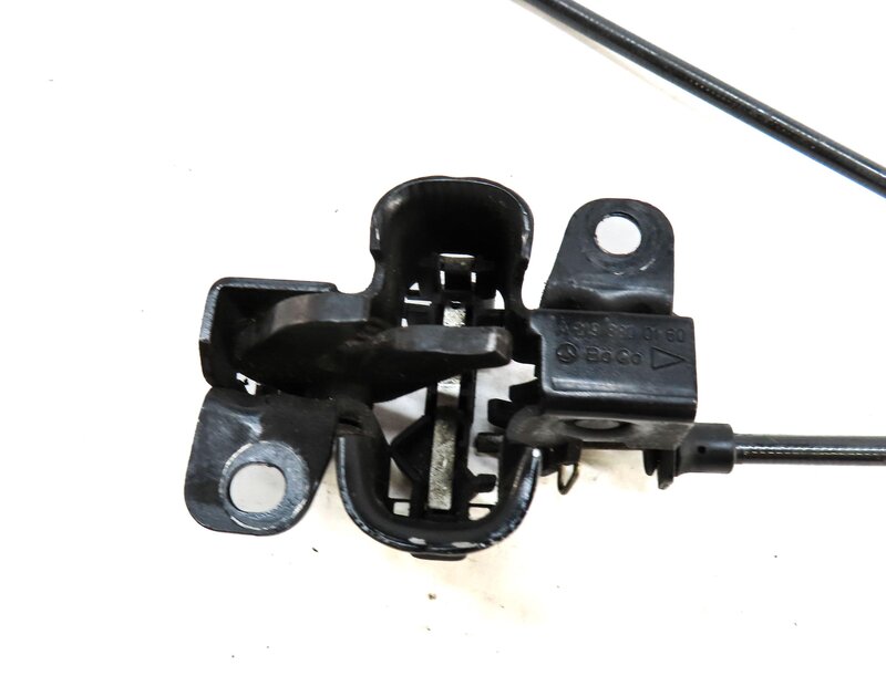 Thumbnail 8: 2008 MERCEDES GL450 X164 FRONT HOOD LEFT & RIGHT LOCK LATCH w/ CABLE 2198800160