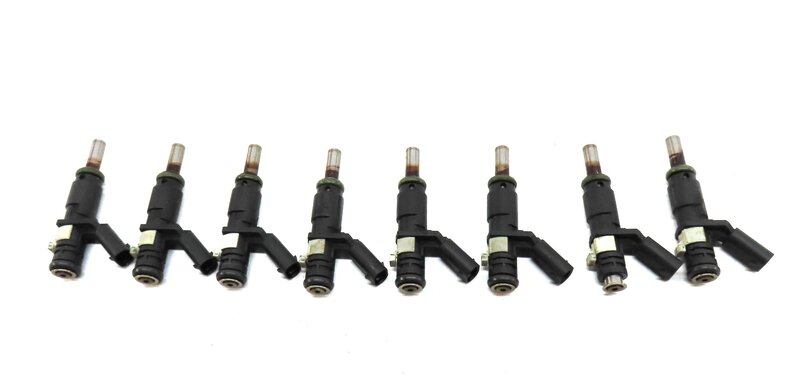 Thumbnail 2: 06-12 MERCEDES C E G GL ML S SL (W204 W212 W221 W164 X164) FUEL INJECTOR SET 8