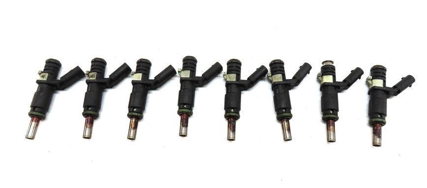 Thumbnail 4: 06-12 MERCEDES C E G GL ML S SL (W204 W212 W221 W164 X164) FUEL INJECTOR SET 8