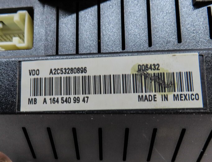 Thumbnail 7: 2008 MERCEDES BENZ GL ML CLASS (W164 X164) SPEEDOMETER GAUGE (MPH / USA / 144k)
