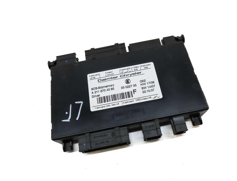 Thumbnail 3: 2008 MERCEDES GL450 (X164) FRONT LEFT SEAT CONTROL MODULE 2118704085