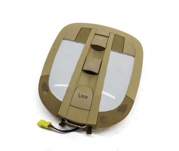 Thumbnail 1: 2008 MERCEDES GL450 X164 FRONT CENTER ROOF PRIMARY DOMELIGHT DOME LIGHT (BEIGE)