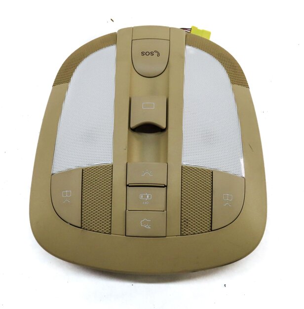 Thumbnail 5: 2008 MERCEDES GL450 X164 FRONT CENTER ROOF PRIMARY DOMELIGHT DOME LIGHT (BEIGE)