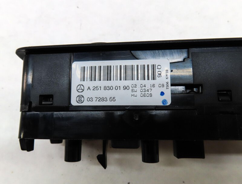 Thumbnail 6: 07-12 MERCEDES GL R CLASS X164 W251 FRONT LEFT DRIVER MASTER WINDOW SWITCH BLACK