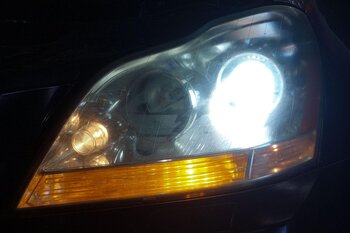 Thumbnail 2: 08-09 MERCEDES GL320 GL450 GL550 (X164) LEFT DRIVER XENON HEADLIGHT LIGHT LAMP