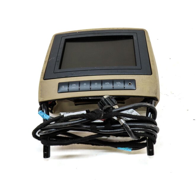 Thumbnail 2: 06-12 MERCEDES GL R CLASS FRONT LEFT OR RIGHT DVD TV ENTERTAINMENT SCREEN BROWN