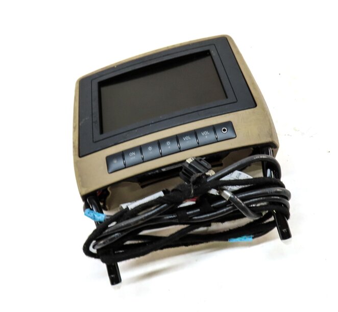 Thumbnail 3: 06-12 MERCEDES GL R CLASS FRONT LEFT OR RIGHT DVD TV ENTERTAINMENT SCREEN BROWN