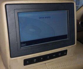 Thumbnail 2: 06-12 MERCEDES GL R CLASS FRONT LEFT OR RIGHT DVD TV ENTERTAINMENT SCREEN BROWN