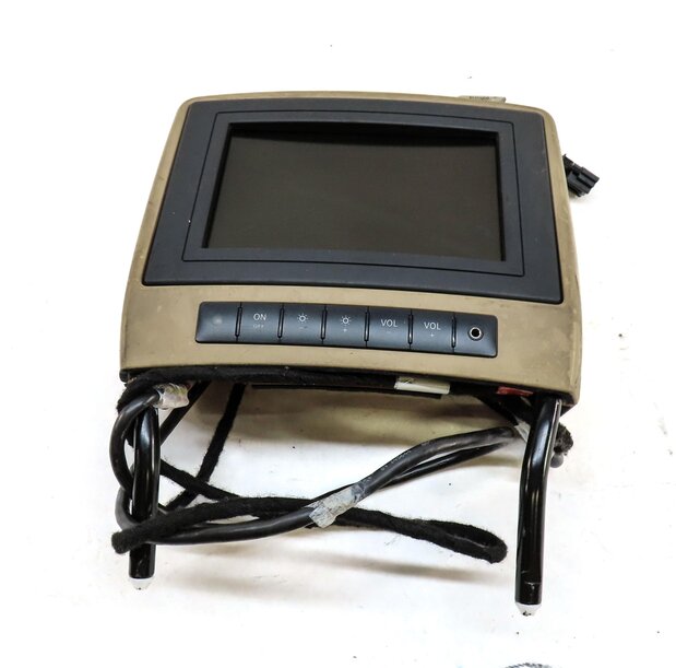 Thumbnail 3: 06-12 MERCEDES GL R CLASS FRONT LEFT OR RIGHT DVD TV ENTERTAINMENT SCREEN BROWN