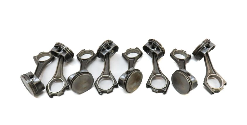 2013 LAND RANGE ROVER (L405) 5.0L SUPER ENGINE CONNECTING ROD & PISTON SET 8