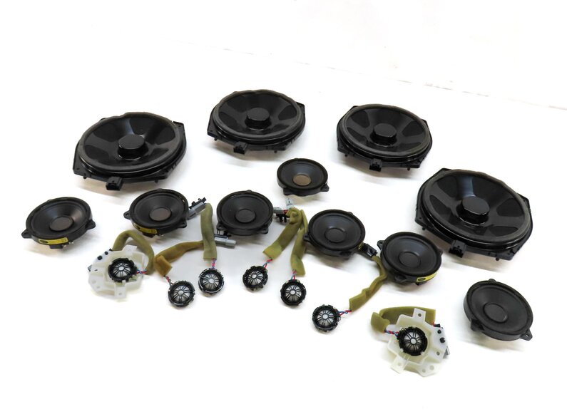 2013 LAND RANGE ROVER (L405) RADIO STEREO WOOFER MIDRANGE TWEETER SPEAKER SET 18