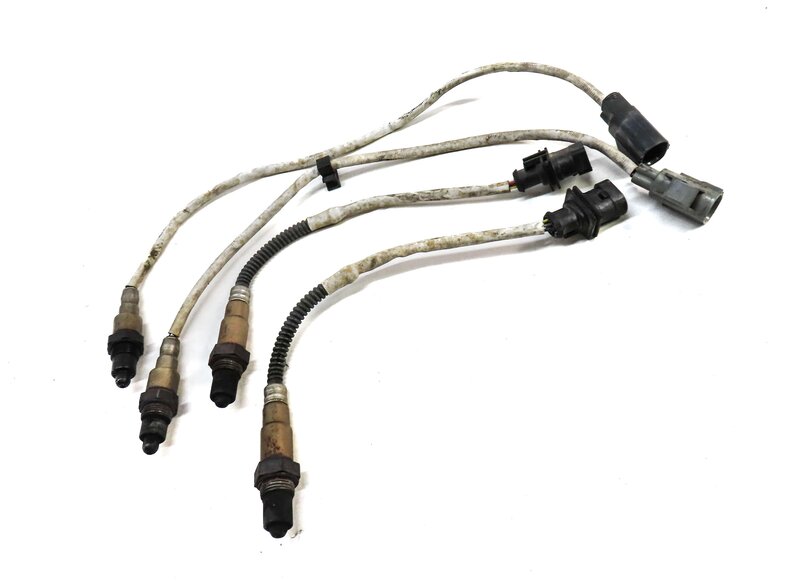 Thumbnail 3: 2013 LAND RANGE ROVER L405 5.0L SUPER ENGINE PRE POST CAT O2 OXYGEN SENSOR SET 4