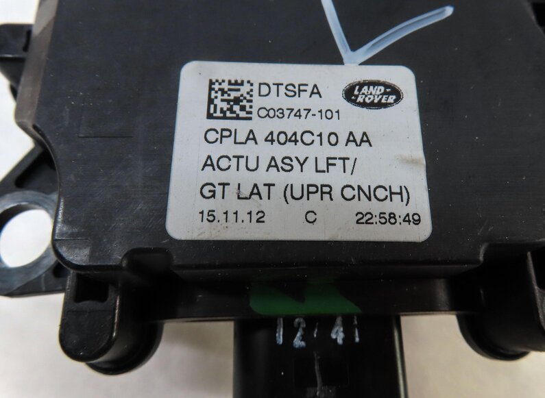 Thumbnail 6: 2013 LAND RANGE ROVER (L405) REAR LEFT TRUNK LOCK LATCH w/ ACTUATOR MOTOR