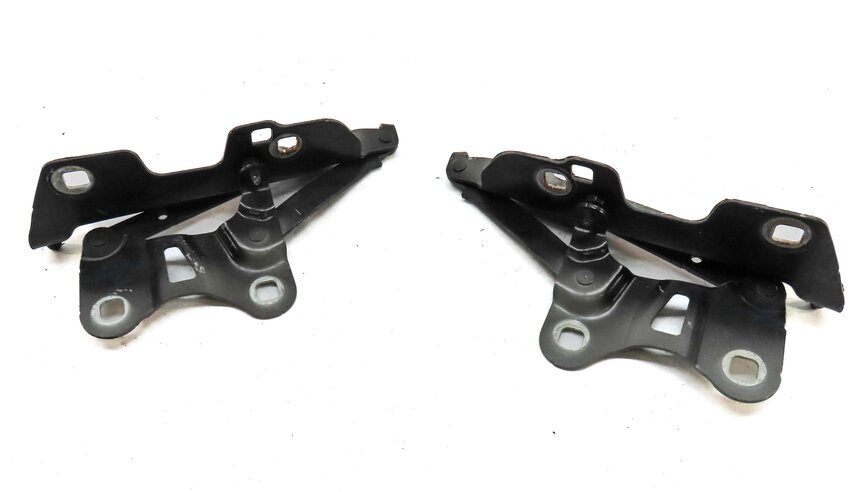 Thumbnail 2: 2013-2022 RANGE ROVER SPORT (L405 L494) LEFT & RIGHT HOOD HINGE SET (BLACK)