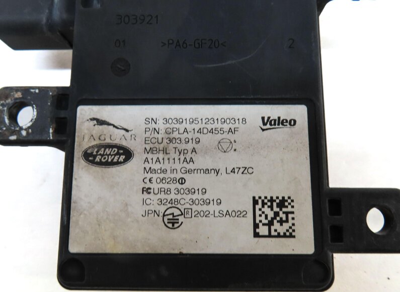 Thumbnail 4: 2013 LAND RANGE ROVER (L405) REAR LEFT BLIND SPOT ALERT RADAR SENSOR MODULE
