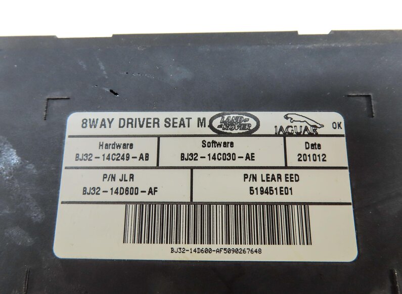 Thumbnail 4: 2013 LAND RANGE ROVER (L405) FRONT LEFT DRIVER SEAT CONTROL MODULE BJ3214C249AB