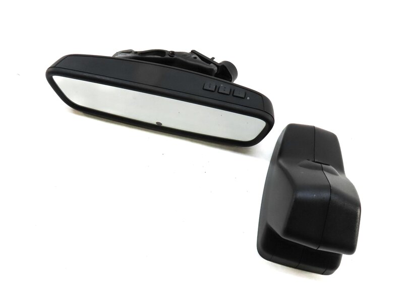 13-14 LAND RANGE ROVER (L405) REARVIEW MIRROR (BLACK) AUTODIM GARAGE HOMELINK