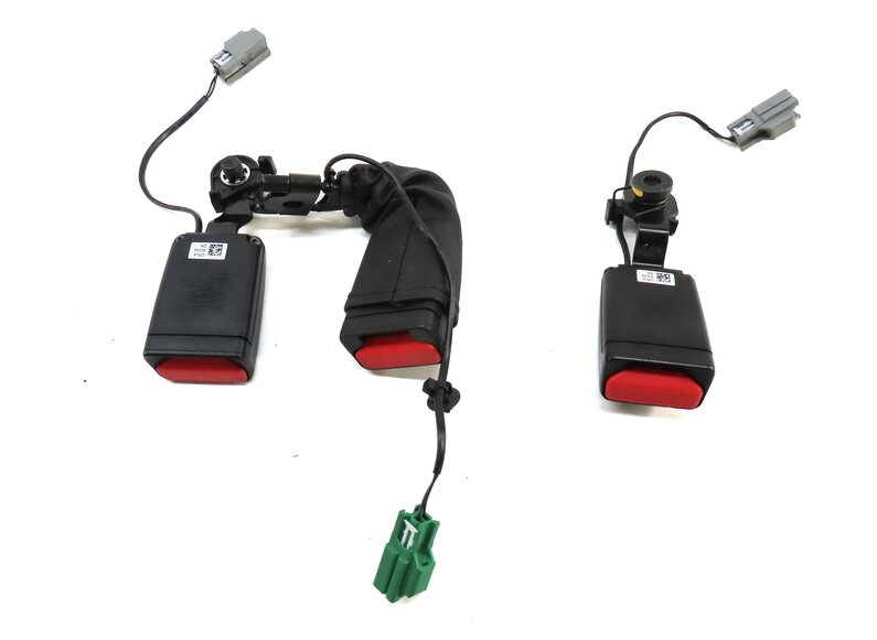 Thumbnail 4: 2013 LAND RANGE ROVER L405 REAR 2ND ROW LEFT RIGHT & CENTER SEATBELT BUCKLE SET3