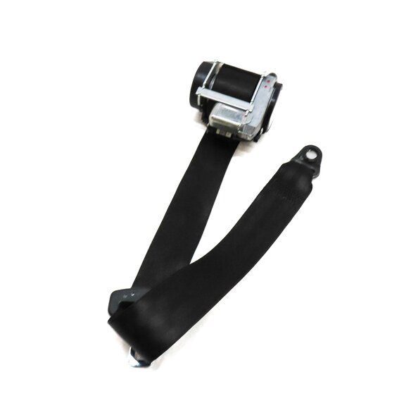 2013 LAND RANGE ROVER (L405) REAR 2ND ROW LEFT SEATBELT RETRACTOR (BLACK)