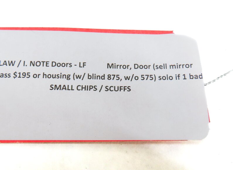 Thumbnail 10: 2013 RANGE ROVER (L405) LEFT - PFOLD BLIND SPOT CAMERA DOOR MIRROR (BLACK)