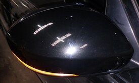Thumbnail 2: 2013 RANGE ROVER (L405) RIGHT - PFOLD BLIND SPOT CAMERA DOOR MIRROR (BLACK)