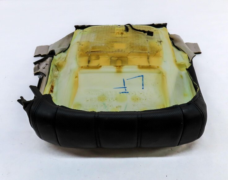 Thumbnail 5: 2013 LAND RANGE ROVER (L405) FRONT LEFT DRIVER LOWER HEATED SEAT CUSHION (BLACK)