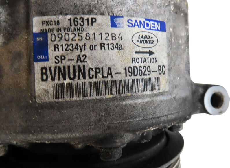 Thumbnail 8: 10-19 JAGUAR XE XF XJ LR4 RANGE ROVER SPORT (L320 L322 L405 L494) A/C COMPRESSOR