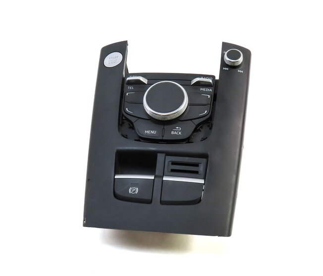 Thumbnail 2: 16-18 AUDI A3 E-TRON (8V 8VF) RADIO STEREO MMI CONTROL SWITCH KNOB BUTTON PANEL