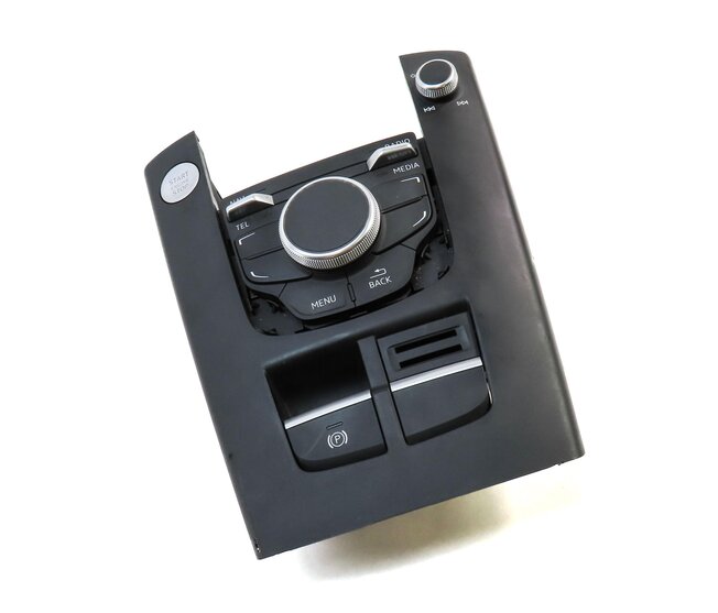 Thumbnail 3: 16-18 AUDI A3 E-TRON (8V 8VF) RADIO STEREO MMI CONTROL SWITCH KNOB BUTTON PANEL