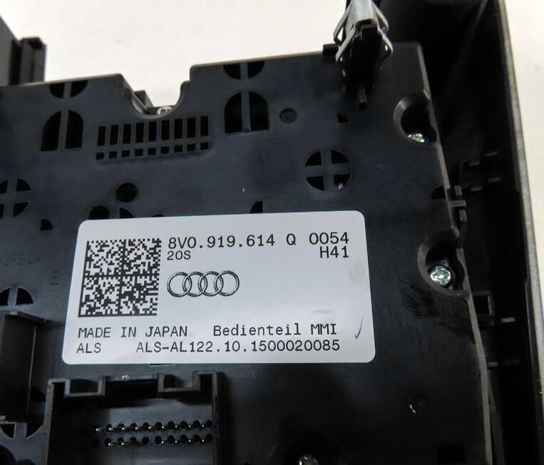 Thumbnail 6: 16-18 AUDI A3 E-TRON (8V 8VF) RADIO STEREO MMI CONTROL SWITCH KNOB BUTTON PANEL