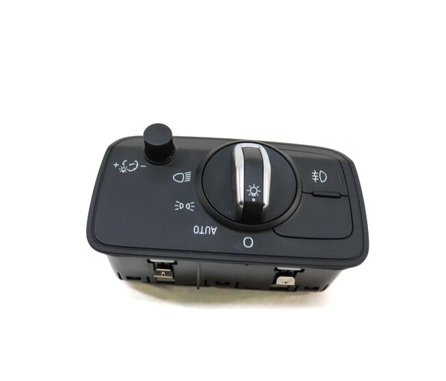 Thumbnail 4: 2016 AUDI A3 (8V) HEADLIGHT HEAD LIGHT LAMP DASH SWITCH CONTROL KNOB (BLACK)