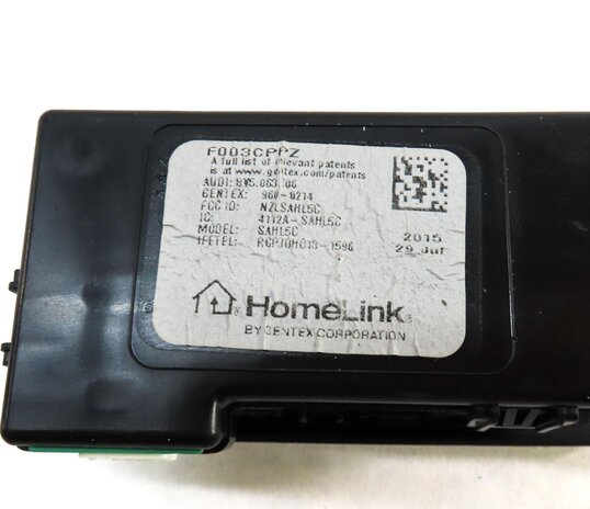 Thumbnail 6: 2016 AUDI A3 (8V) HOMELINK GARAGE DOOR OPEN CLOSE SWITCH BUTTON PANEL 8V5063706